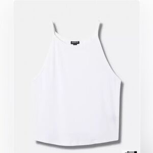 Everyday Rib High Neck Crop Tank